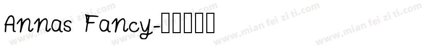Annas Fancy字体转换